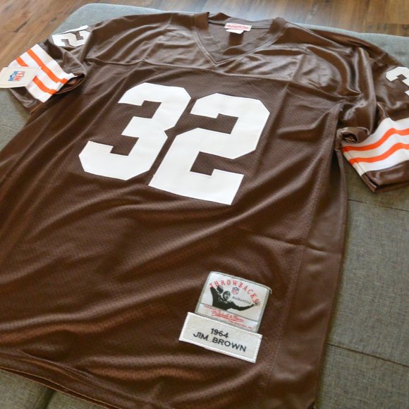 Brand NEW Jim Brown #32 Cleveland Browns Jersey Size Men's XL - Picture 5 of 10